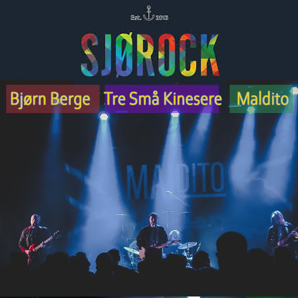 Billettsalg på nett fra kultar til Sjørock på Ekne med Maldito, Bjørn Berge og Tre Små Kinesere. Det skjer i Levanger