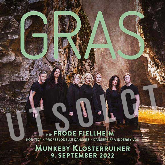 Billettsalg på nett til GRAS i Munkeby Klosterruiner på Levanger. Billettsalg kultar.no