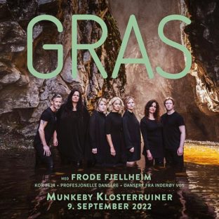Konsert med GRAS i Munkeby Klosterruiner på Levanger. Billettsalg kultar.no