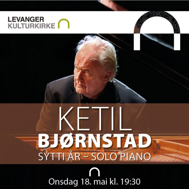 Ketil Bjørnstad holder konsert i Levanger Kirke. Billettsalg ved Kultar