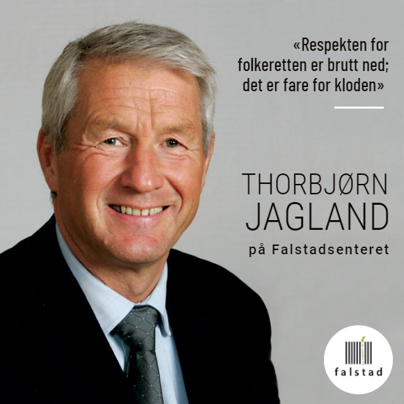 Billettsalg til Respekten for folkeretten på Falstadsentret via kultar.no med Thorbjørn Jagland