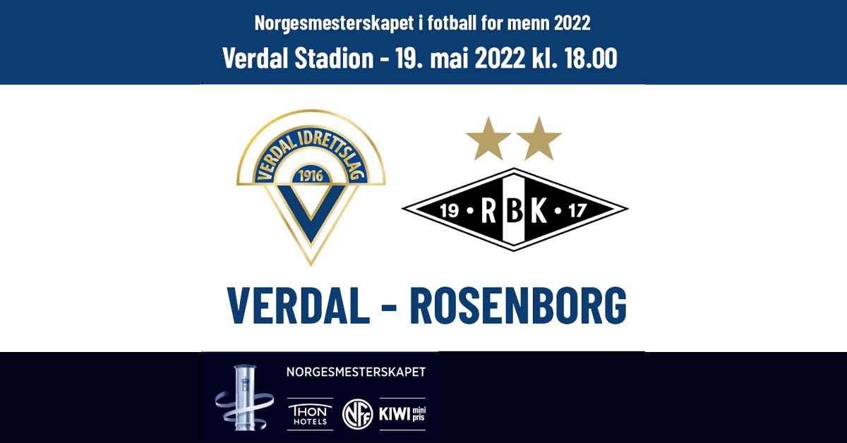 Billettsalg på nett til Rosenborg Verdal på Verdal Stadion