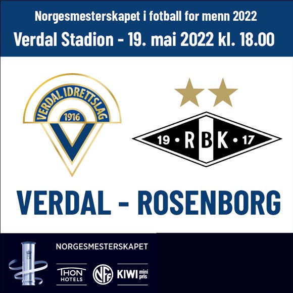 Billettsalg på nett til Rosenborg Verdal på Verdal Stadion