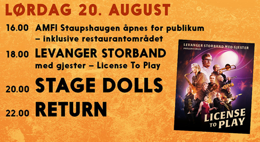 Billettsalg til Staupshaugen Live med Stage Dolls og Return