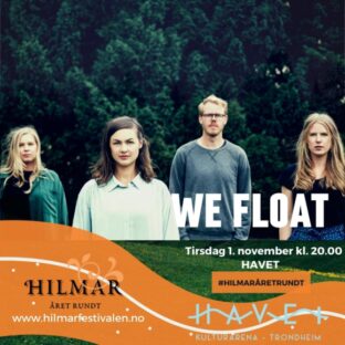 Billettsalg på nett og det skjer i Trondheim - konsert med We float på havet.