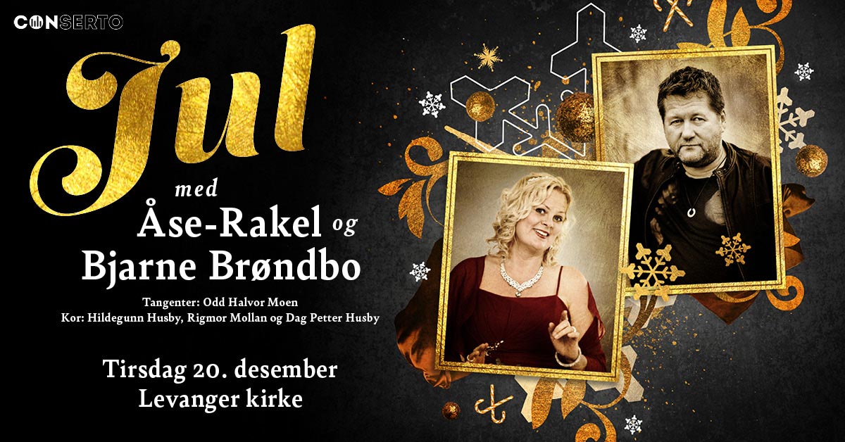 Billettsalg på nett til konsert med Åse-Rakel Bøhn og Bjarne Brøndbo. Det skjer i Levanger