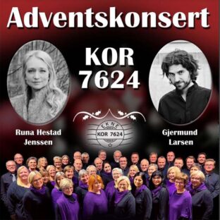 Billettsalg på nett til adventskonsert med kor 7624. Det skjer i Levanger