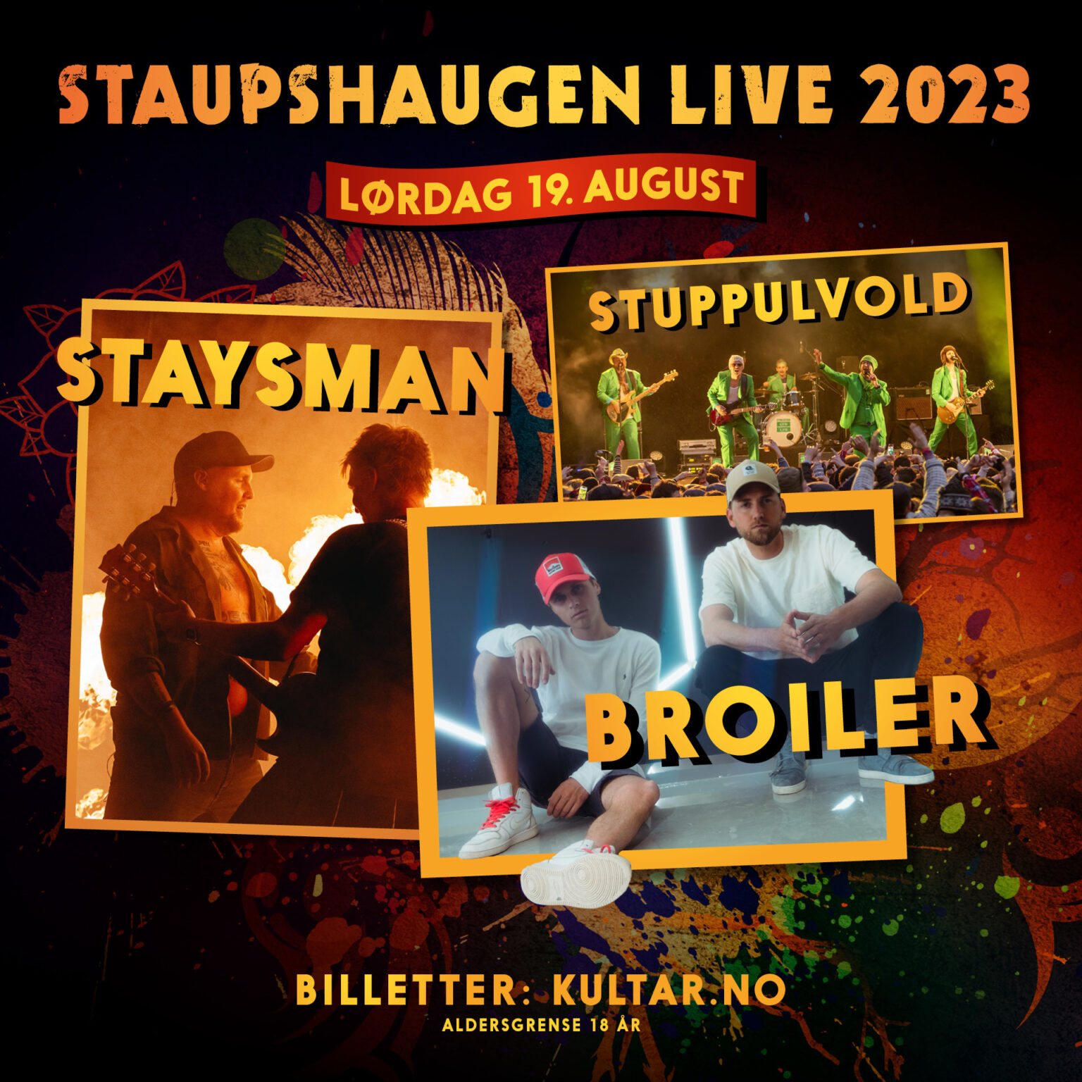 Billettsalg på nett til Staugshaugen Live med Åge i Staupshaugen. Det skjer i Levanger