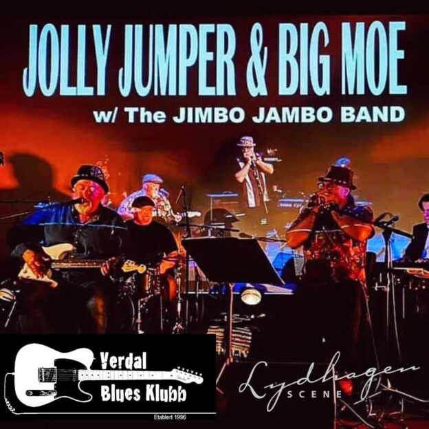 Billettsalg på nett til Verdal Bluesklubb og Lydhagen. Konsert med Jolly Jumper & Big Moe the jimbo jambo band. Det skjer i Verdal