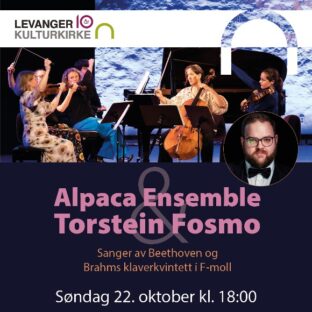 Billettsalg på nett til Alpaca Ensemble og Torstein Fosmo. Det skjer på Levanger.