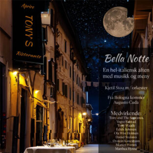 Billettsalg på nett til Bella Notte- Italiensk førjulsaften i Lydhagen. Det skjer i Verdal.