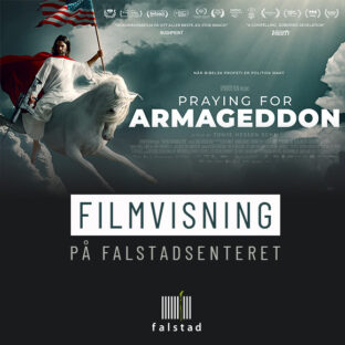 Billettsalg på nett til filmvisning av Praying for armageddon på Falstadsenteret. Det skjer i Levanger.