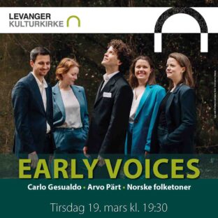 Billettsalg på nett til early voices i Levanger kirke. Det skjer i Levanger.