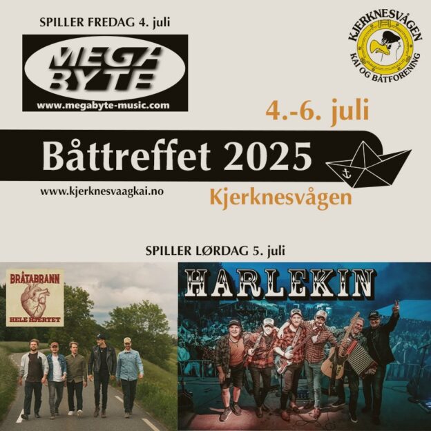 Billettsalg på nett til Båttreffet på Kjerknesvågen gjennom Kultar. Det skjer på Inderøy
