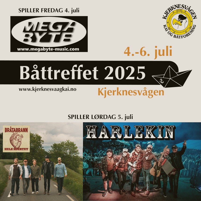 Billettsalg på nett til Båttreffet på Kjerknesvågen gjennom Kultar. Det skjer på Inderøy