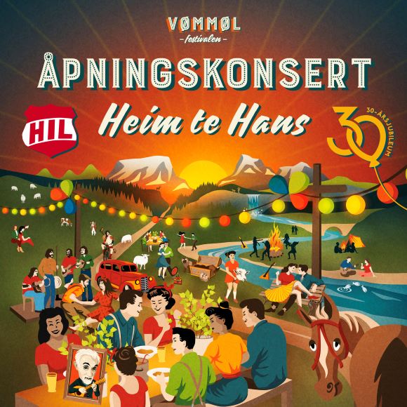 Billettsalg på nett til Åpningskonsert "Heim te Hans". Det skjer på Verdal