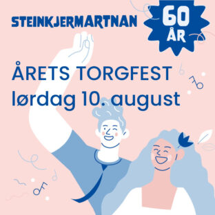 Billettsalg på nett til Steinkjer Martnans torgfest. Det skjer på Steinkjer