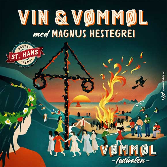 Billettsalg på nett til Vin og vømmøl med Magnus Hestegrei. Det skjer i Verdal