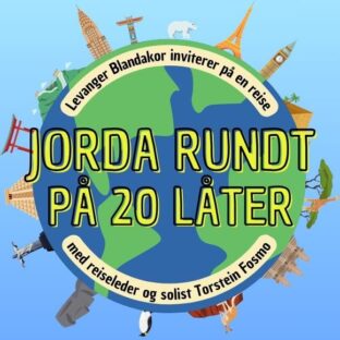 Billettsalg på nett til Jorda Rundt På 20 Låter. Det skjer på Levanger