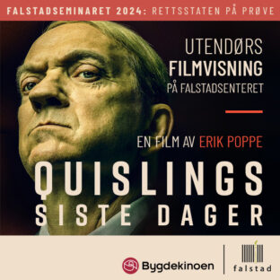 Billett salg på nett til Filmvisning: Quislings siste dager. Det skjer på Levanger