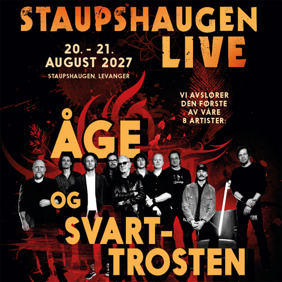 Billettsalg på nett av kultar.no til Staupshaugen Live. Det skjer på Levanger og i Trøndelag