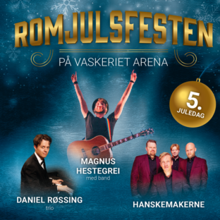 Billettsalg på nett til Romjulsfesten på Vaskeriet Arena. Det skjer på Levanger