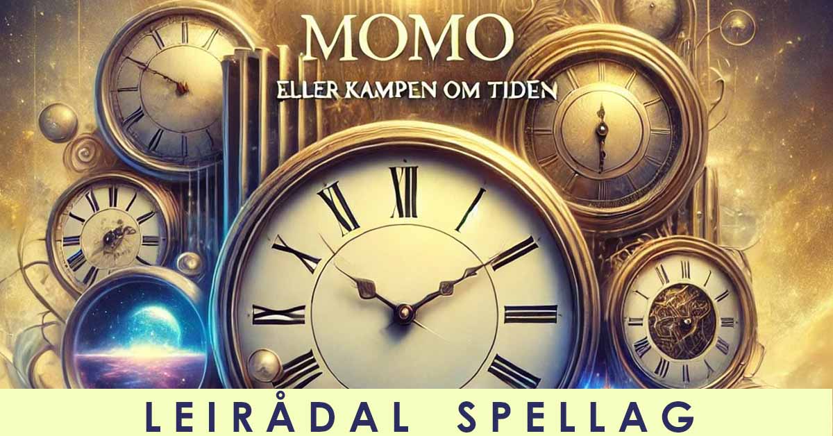 Billettsalg på nett til Leirådal spellag sin oppsetning av Momo - kampen om tiden. Det skjer i Verdal