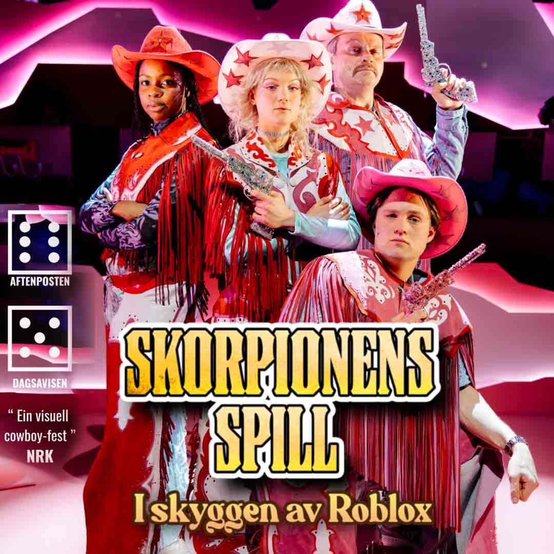 Billettsalg på nett av Kultar til Riksteatret skorpionens spill i skyggen av Robolox. Det skjer i Verdal. Sted Turneteatret