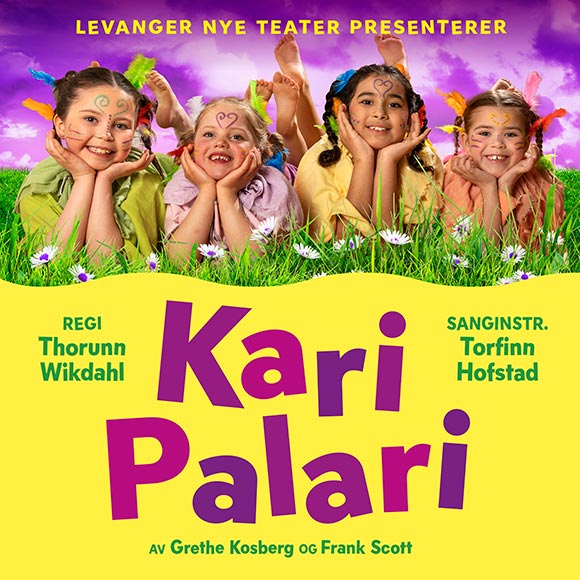 Billettsalg på nett til Kari Palari av Levanger Nye Teater på Vaskeriet Arena. Det skjer på Levanger