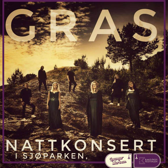 Billettsalg på nett på Kultar til nattkonsert med Gras i Sjøparken. Det skjer i Levanger
