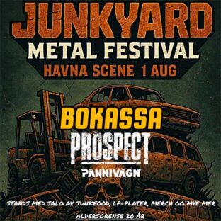 Billettsalg på nett av Kultar til Junkyard Metal Festival p å Havna Scene i Levanger med Bokassa, Prospect og Pånnivågn. Det skjer i Levanger
