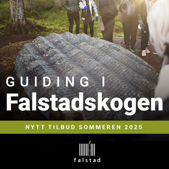 Billettsalg på nett til Guiding i Falstadskogen. Det skjer på Levanger, Ekne