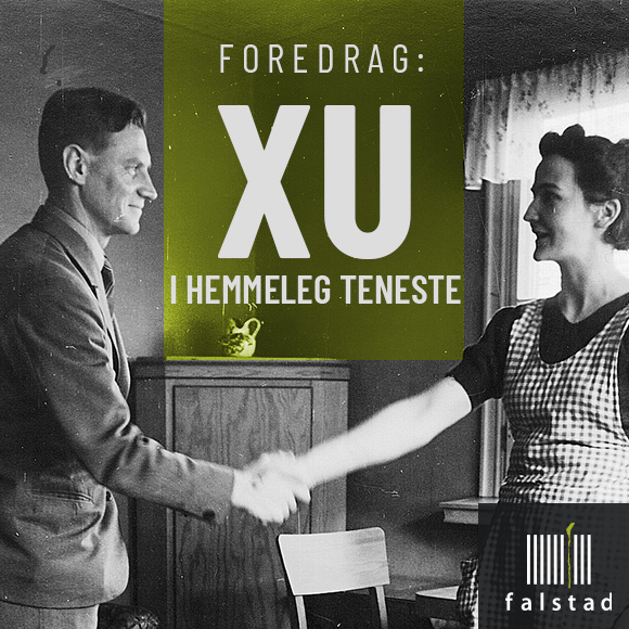 Billettsalg på nett med Kultar til foredrag på Falstadsentret, XU: i hemmelig tjeneste. Det skjer i Levanger.