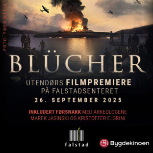 Billettsalg på nett på Kultar til Falstadsenteret, Utendørs filmvisning BLÜCHER. Det skjer på Ekne.