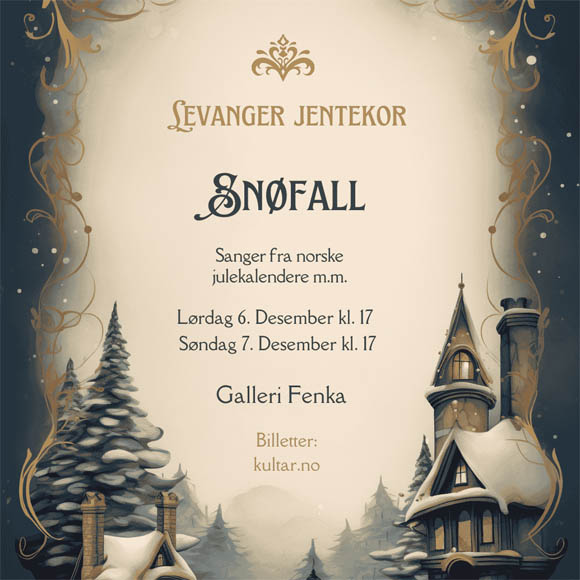 Billettsalg på nett fra Kultar til Levanger Jentekor på Galleri Fenka. Det skjer på Levanger