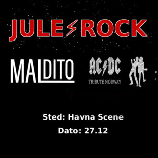 Billettsalg på nett av Kultar til Julerock på Havna Scene. Det skjer på Levanger