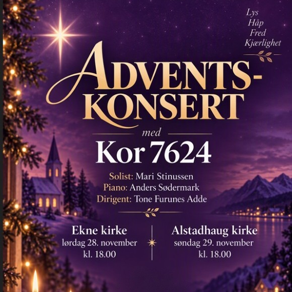 Billettsalg på nett av kultar.no til Kor 7624 på Ekne og Alstadhaug. Det skjer i Levanger og Trøndelag