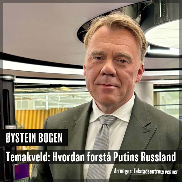 Billettsalg på nett av Kultar til foredrag med Øystein Bogen om hvordan forstå Putins Russland. Det skjer på Levanger