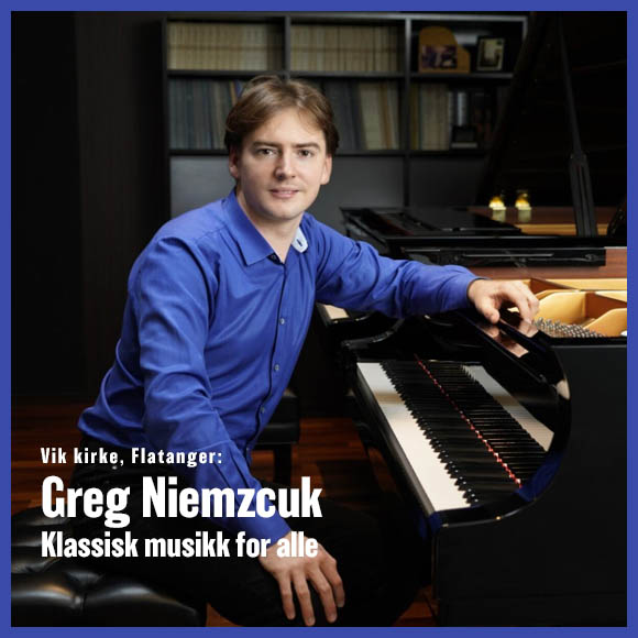 Billettsalg på nett av Kultar til Greg Niemzcuk klassisk konsert i Vik kirke. Det skjer i Flatanger