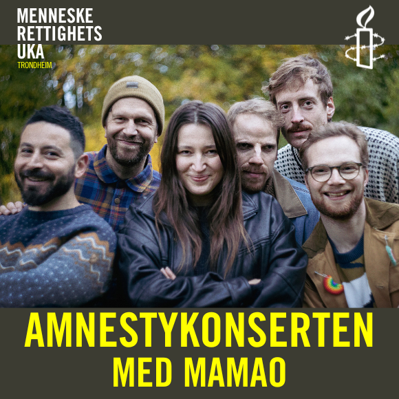 Billettsalg på nett til Amnestykonserten på Habitat. Det skjer i Trondheim