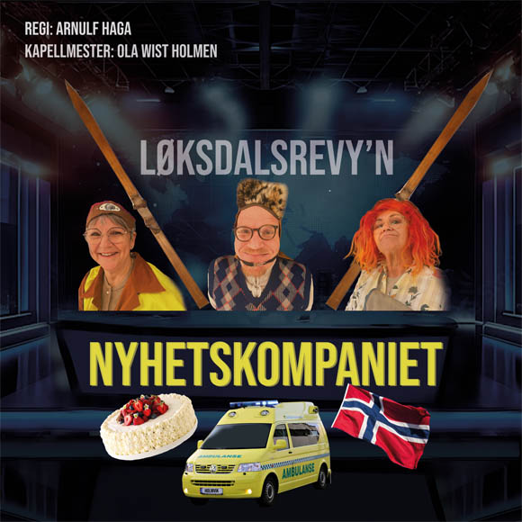 Billettsalg på nett av Kultar til Løksdalsrevyen - Nyhetskompaniet. Det skjer i Verdal