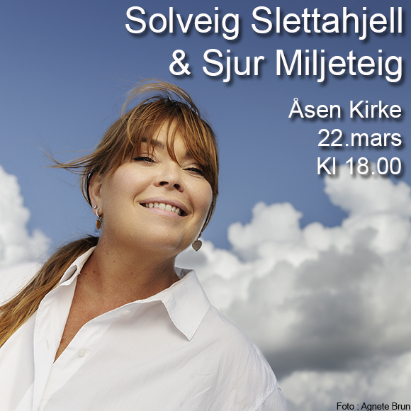 Billettsalg på nett av Kultar til Åsen Kirke med Solveig Slettahjell og Sjur Miljeteig. Det skjer i Levanger