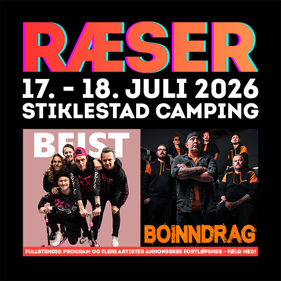 Billettsalg på nett av Kultar til Ræser med Beist og Boinndrag på Stiklestad Camping. Det skjer i Verdal