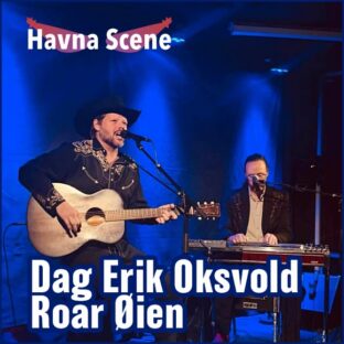 Billettsalg på nett av kultar.no til Havna Scene og Dag Erik Oksvold og Roald Øien. Det skjer på Levanger