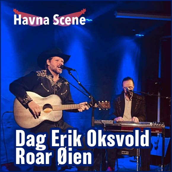Billettsalg på nett av kultar.no til Havna Scene og Dag Erik Oksvold og Roald Øien. Det skjer på Levanger