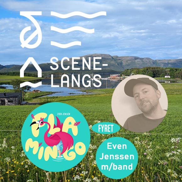 Billettsalg på nett av kultar.no til scenelangs til Even Jenssen med band og forestillingen Flamingo. Det skjer på Jøa