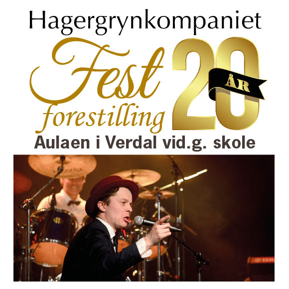 Billettsalg på nett av kultar.no til Hagergrynkopaniet festkonsert 20 år. Det skjer på Verdal