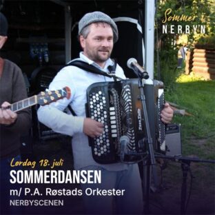 Billettsalg på nett av kultar.no til P A Røstads orkester og sommer i nerbyn. Det skjer på Levanger