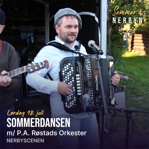Billettsalg på nett av kultar.no til P A Røstads orkester og sommer i nerbyn. Det skjer på Levanger