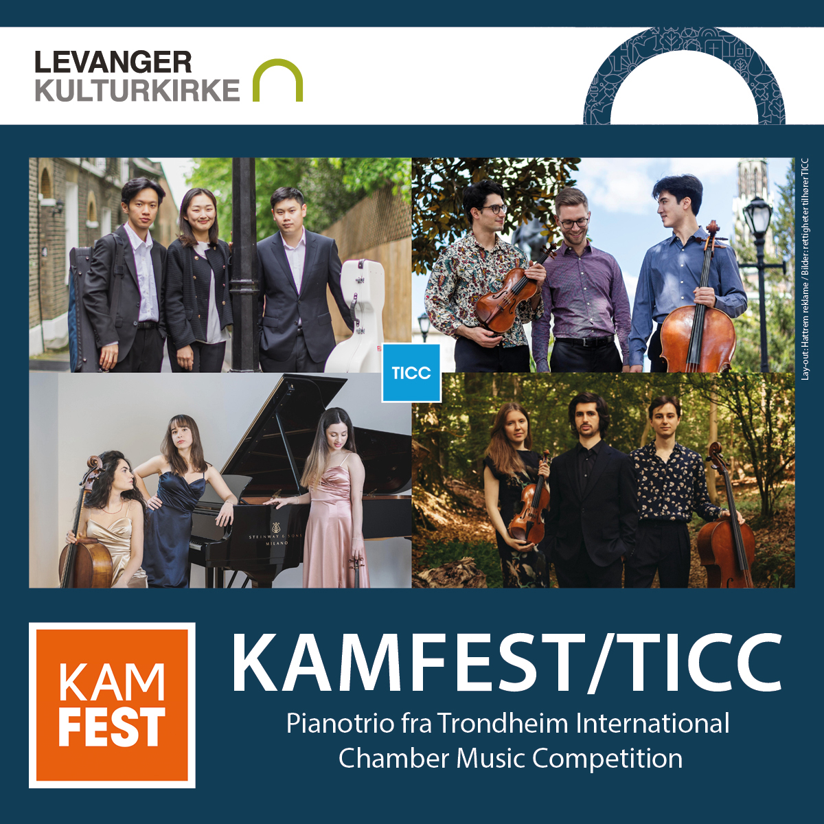 Billettsalg på nett til kamfest av kultar.no i Levanger Kirke. Det skjer på Levanger